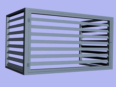 金鋁質(zhì)空調(diào)罩安裝廠家