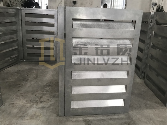 百葉型空調(diào)罩廠家 金鋁質(zhì)